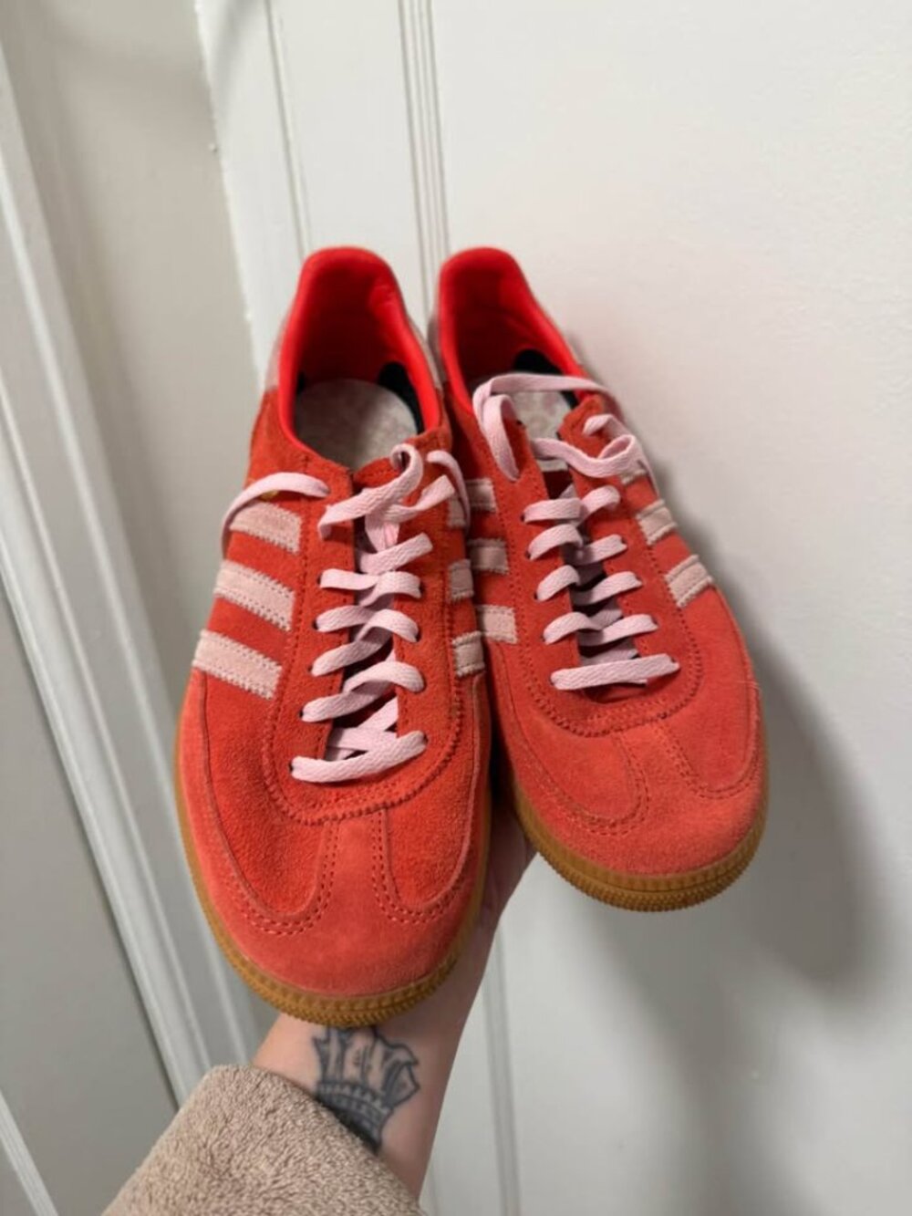 Adidas Spezial Suede Sneakers Red Pink